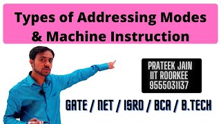 Lecture 2 - Types of Addressing Modes & Machine Instruction | COA