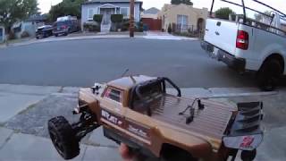 ARRMA OUTCAST 4S BLX - First Run On 1/8 Buggy Wheels And Tires