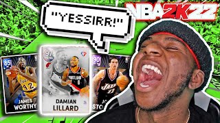 I Got DAME LILLARD In My FIRST OFFICIAL PACK OPENING😱 NBA 2K22 MyTeam Gameplay