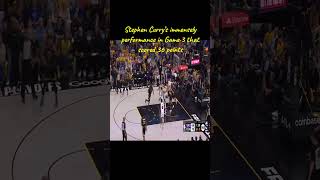 Stephen Curry immensely performance in Game 3 scored 36pts