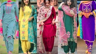 most trending punjabi Suit Desigs !2024 Summer Fashion trends#trending#outfit #viral#ytshorts 🌼🌼🛍️