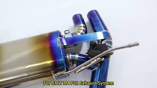 HMD Exhaust System For BMW M3 M4 Titanium Alloy Catback with Valve