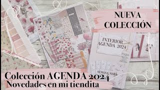 COLECCIÓN AGENDA 2024 · PORTADAS, SEPARADORES & INTERIOR DE AGENDA, | CREA TU AGENDA · SCRAP