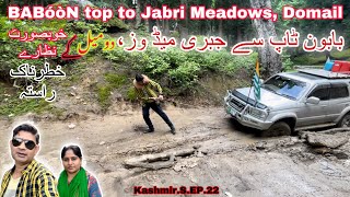 KASHMIR SERIES . EP . 22 || JABRI BEHEK MEADOWS DOMAIL camping natural forest BABOON 🔝 off roading