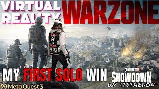 First SOLO WIN in VR's Call of Duty Warzone