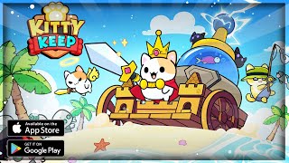 Un TOWER DEFENSE avec des petits CHATS trop MIGNONS ! KITTY KEEP iOS Android Gameplay