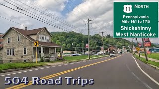 ⁴ᴷ Road Trip #996 - US-11 N - Pennsylvania Mile 161-175 - Shickshinny/West Nanticoke