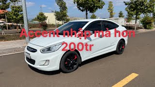 Accent nhập đường trường ân xăng chỉ có 4,7l/100km #otocu