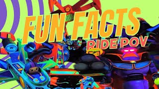 Front Row Facts: Buzz Lightyear Astro Blaster at Disneyland Park California - Fun Facts Ride POV