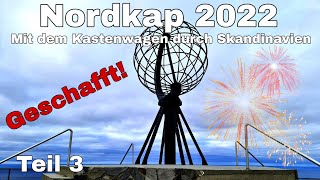 Scandinavian Road Trip (Part 3) Northcape September 2022 Nordkapp Camper Van