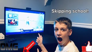 Skipping school to play Fortnite!(insane)