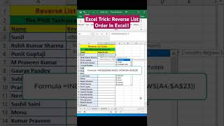 Fwd__Excel_Trick__Reverse_List_Order_In_Excel!!