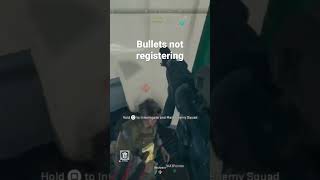 Bullets not registering