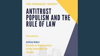 UNLV Federalist Society: Antitrust and the Rule of Law