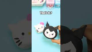 Hello Kitty vs Kuromi 💗💜 #shorts #youtubeshorts #cute #stationery #kawaii #sanrio#viral