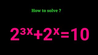 Algebra Exponential Problem ✍️ What is the Value of X in this Math Problem ✍️