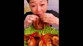 Ultimate Pig Ear Mukbang Experience #shorts #mukbang