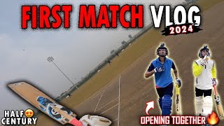 HALF CENTURY In First Match Of 2024 😍 || Opening With RANJI TROPHY Player Who Plays With VIRAT 😨