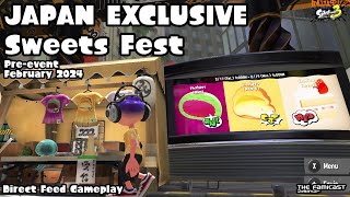 Splatoon 3 | JAPAN EXCLUSIVE "Sweets Fest" Plaza (pre-event) | Gameplay