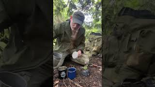 Coffee in the woods #campingequipment #campinglife #campinggear