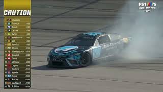 MARTIN TRUEX JR BOUNCES OFF ROSS CHASTAIN AND SPINS - 2023 GOODYEAR 400 NASCAR CUP SERIES DARLINGTON