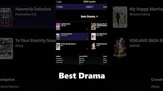 Anime Awards 2024 - Best Drama Series  #anime #animeawards #shorts