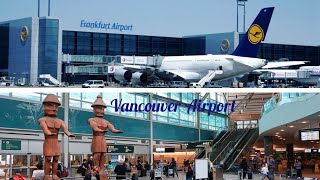 Flying from Vancouver to Frankfurt by Lufthansa on July 5, 2024