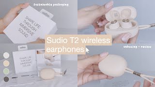 Sudio T2 unboxing and review 🎧 // sustainable wireless earphones 🌱