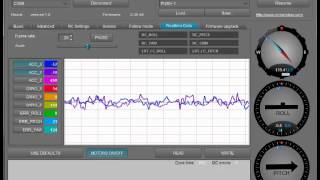 Two axis gimbal software output