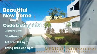 Beautiful New Home | CODE 006151| Mexico International Real Estate.