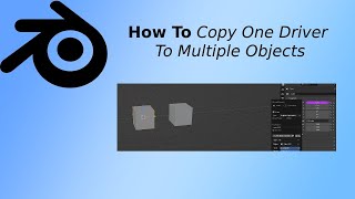 Blender Tutorial How To Copy One Driver To Multiple Objects #blendertutorial #tutorial #animation