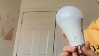 Emergency Power Outages Battery Backup Light Bulbs, Rechargeable Battery Operated Light Bulb Review