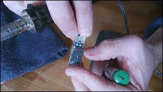 Repair bent or broken USB flash thumb drive