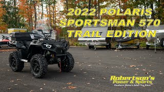 2022 POLARIS SPORTSMAN 570 TRAIL EDITION  walk around, features and accessories!