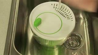 Salad Spinner with Removable Drip Catch Base