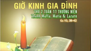 THỨ 2 TUẦN 17 TN 29/07/2024