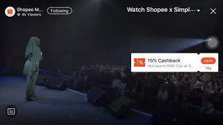 SITI NURHALIZA SHOPEE X SIMPLYSITI MINI CONCERT - KU MENUNGGU