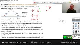 MABA CONCURSOS  -  ITAME  -  2024  -  TEOREMA DE TALES  -  Com prof. Cristiano Andrade