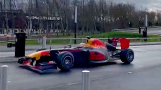 Red Bull V8 PURE ENGINE NOISE