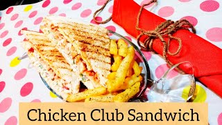 Club Sandwich Recipe | Restaurant Style Chicken Club Sandwich Recipe By Food Furious