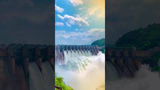 Srisailam Dam 10 gates open🌊🌊 #srisailam