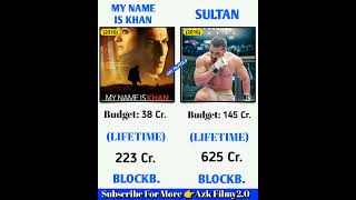 MY NAME IS KHAN Vs SULTAN Comparison #shorts #shortsvideo #youtubeshorts #viral #azkfilmy2 #sultan