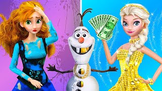 ¡La Pobre Anna y la Rica Elsa se Convirtieron en Mamás! 33 Trucos de Frozen