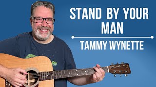 How to play Stand By Your Man on Guitar