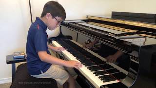 Parker Wolf (age 9) - M. Clementi, Sonatina in C Major, Op. 36, No. 5, Mvt. 2