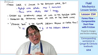 Fluid Mechanics Lesson 15H: Fanno Flow - Compressible Duct Flow With Friction