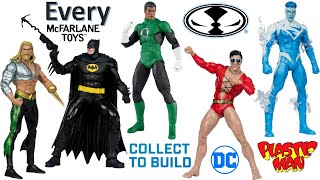 Every McFarlane Toys DC Multiverse Plastic Man Collect to Connect BAF build-a-figure wave JLA