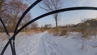 Horner Park Sunrise Fatbiking