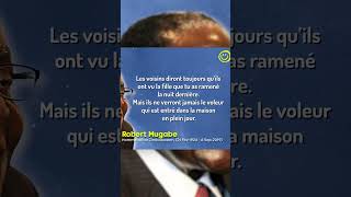 Pensée SAGE de ROBERT MUGABE #shorts #citations #quotes #independence #liberté