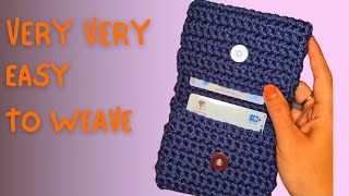 Very easy crochet wallet tutorial for beginners  _ How to make crochet wallet  pattern